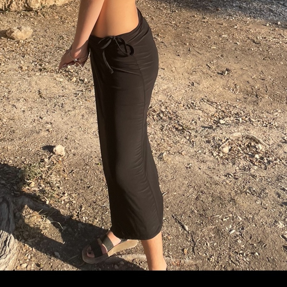 Forever 21 Black Swim Skirt Cover-up - Size S - Picture 4 of 4
